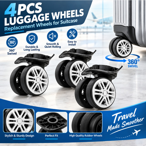 4pcs set replacement luggage - 4pcs/set,