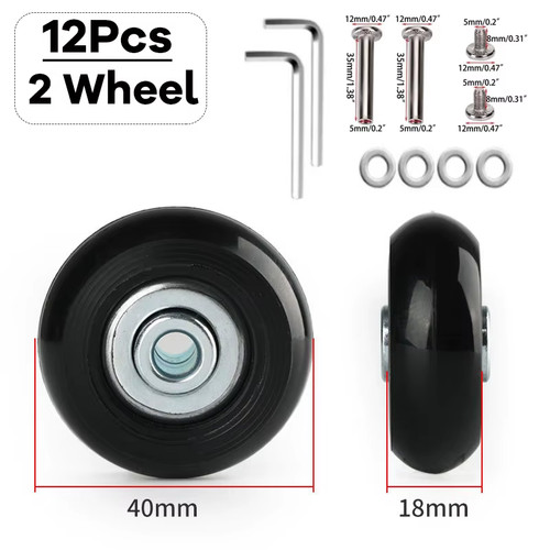 Luggage wheels replacement - luggage,