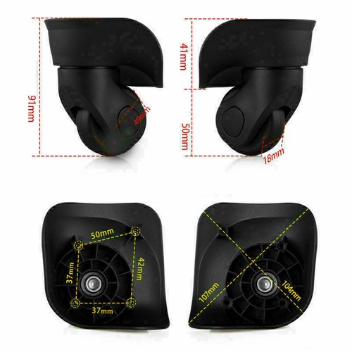 2pc luggage universal swivel - universal,