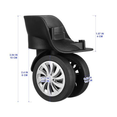 Pcs luggage wheels - 4,