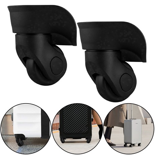 Pair black large suitcase - black,