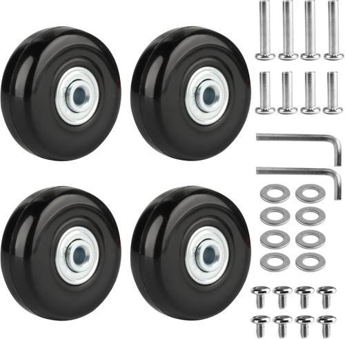 Pcs luggage wheels - 4,