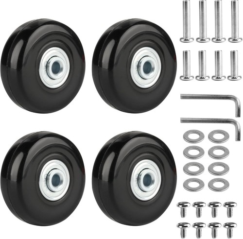 50x18mm luggage wheels set - 50x18mm,